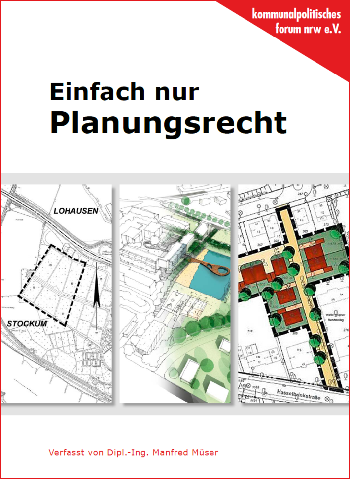 Titelbild einer Broschüre mit dem Titel "Einfach nur Planungsrecht"
