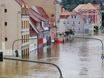 Hochwasser an der Elbe